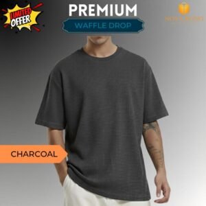 Premium Waffle Drop Shoulder
