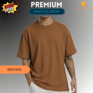 Premium Waffle Drop Shoulder