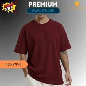 Premium Waffle Drop Shoulder