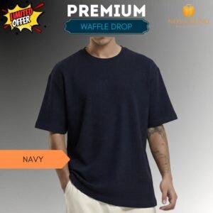 Premium Waffle Drop Shoulder